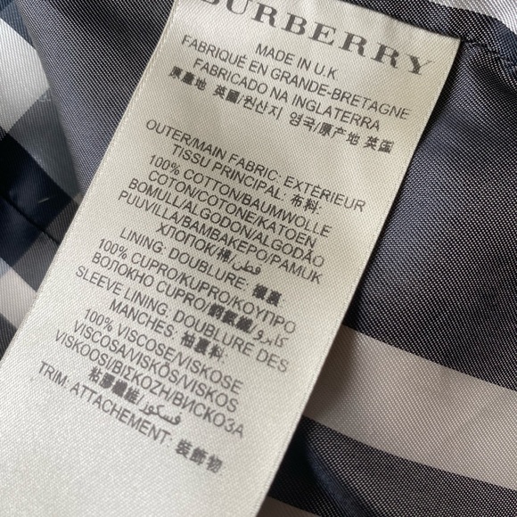 Burberry Prorsum Leather Trimmed Trench Sz6 - Picture 7 of 13